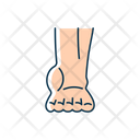 Ankle Inflammation Icon