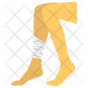Ankle Injury Accident Concept Ankle Ache Icon
