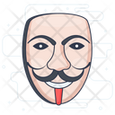 Comedy Mask Anonymous Theater Mask Icon