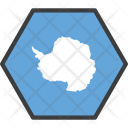 Antarctica Antarctic Continent Icon