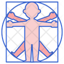 Anthropology Vitruvian Vitruvian Man Icon