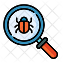 Anti Virus Search Virus Search Bug Tracking Icon