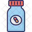Antibiotic Medical Treatment Medicine Jar Icon