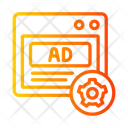 Anzeigenoptimierung Anzeige Werbung Symbol