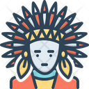 Apache Mascot American Icon