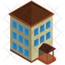 Apartment Building Home Icon