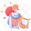Apollo Phoebus Character Sun Icon