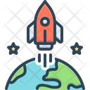 Apollo Missile Rocket Icon