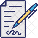 Application Form Justice Division Legal Contract Icon