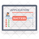 Application Submitted Successfully Application Submission Form Submission Icon