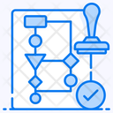Approval Process Approval File Verified Document Icon
