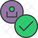 Approve User Employee Icon
