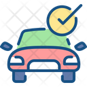 Approved Auto Car Icon