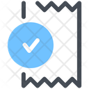 Approved Bill Paid Bill Invoice Icon
