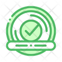 Approved Button Text Icon