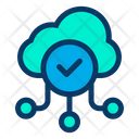Verified Cloud Connection Verified Data Icon