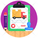 Parcel Approved Approved Delivery Approved Document Icon