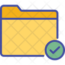 Approved Checkmark Folder Icon