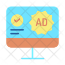 Approved Online Ads Icon