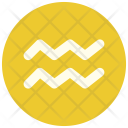 Aquarius Sign Symbol Icon