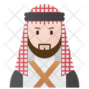 Arab Male Muslim Male Jordan Icon