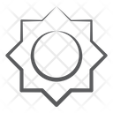 Geometric Shape Arabesque Artistic Decoration Icon