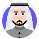 Arabian Man Kandura Arabic Person Icon