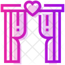 Valentine Day Arch Ceremony Icon