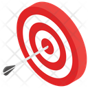 Archery Target Board Dart Board Icon