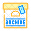 Archive Journalist Box Icon