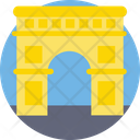 Arch Of Triumph Arch Landmark Icon