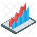 Statistics Analytics Area Chart Icon