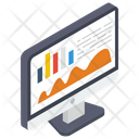 Area Graph Web Analytics Online Statistics Icon