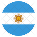 Argentina Flag Circle Icon