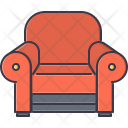 Armchair House Furniture Icon