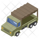 Military Jeep Armored Vehicle Transportation Icon