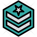 Army Badge Sergeant Star Icon