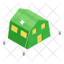 Army Camp Basecamp Military Base Icon