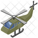 Army Helicopter Air Apache Military Vehicle Icon