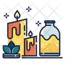 Aroma Therapy Massage Candle Icon