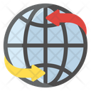 Around World Worldwide Global Communication Icon