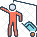 Arrive Reach Come Icon