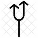 Arrow fork Icon