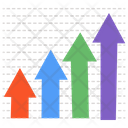 Arrow Infographic Bar Chart Bar Diagram Icon