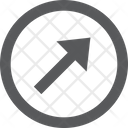 Arrow Top Right Button  Icon
