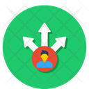 Arrows Direction Approach Icon