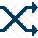 Arrows Shuffle Multimedia Icon