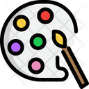 Art Color Palatee Color Plate Icon