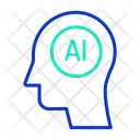Ihuman Ai Artificial Human Mind Artificial Human Brain Icon
