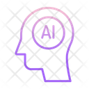 Ihuman Ai Artificial Human Mind Artificial Human Brain Icon